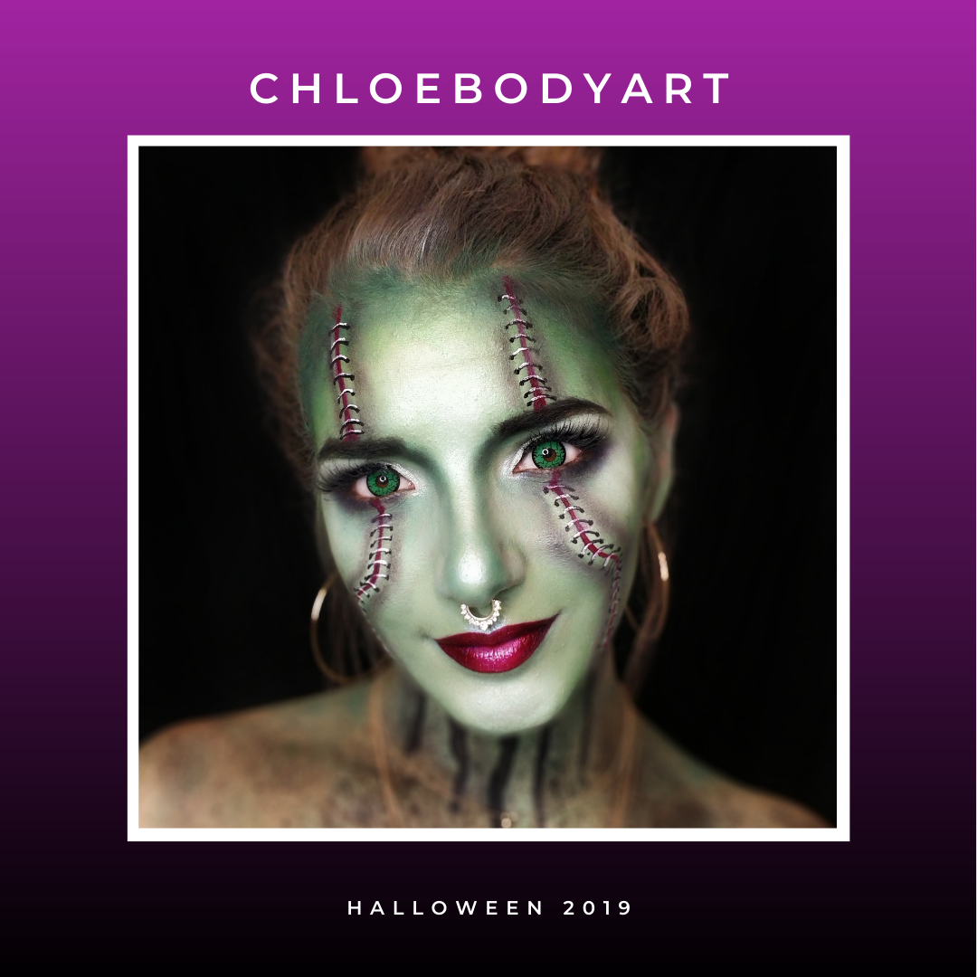 Maquillage Halloween Chloebodyart avec les Lentilles Fantaisie Fashion Lentilles®
